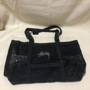Black beach bag
